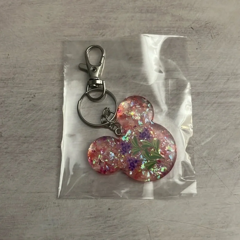 Sparkly Mouse Key Chain Bag Charm